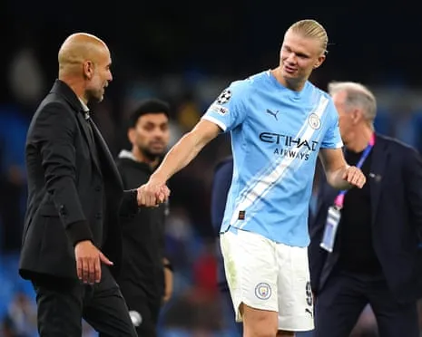 Erling Haaland Becomes Part of Exclusive UCL 50-Goal Club, Hailed by Guardiola as CR7 and Messi's Fellow Monster
