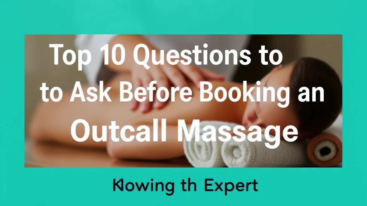 Top 10 Questions to Ask Before Booking an Outcall Massage