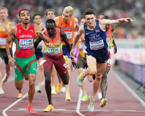 Britain's Jake Wightman Narrowly Misses Gold as Portuguese Isaac Nader Wins Stunning 1500m Victory