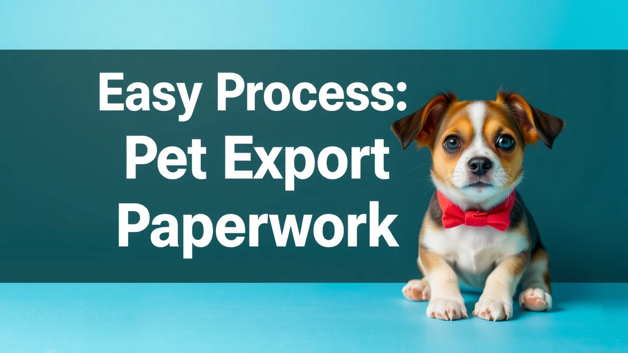 Easy Process: Securing Pet Export Paperwork