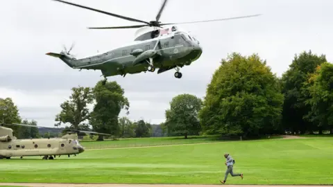 Trump Diverted and Compelled to Change Aircraft En Route to Stansted Airport